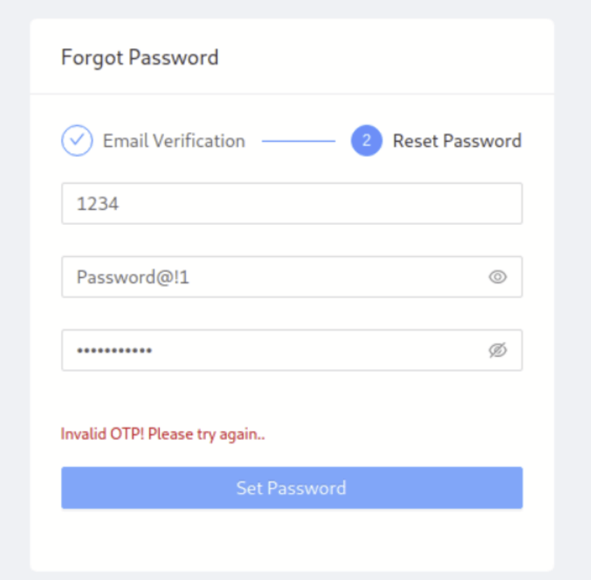 Say Email OTP Owasp API